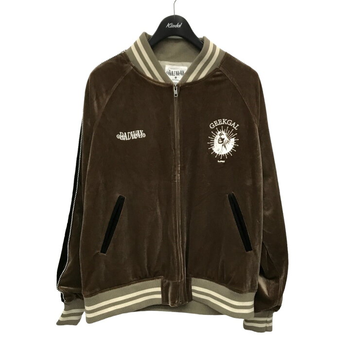 楽天市場】【中古】BADWAYVelours track SUKAJAN ベロアスカジャン 