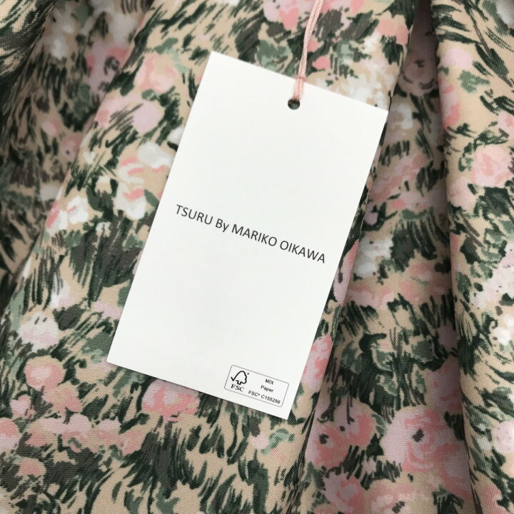 楽天市場】【中古】Tsuru by Mariko Oikawa Ariana フラワー柄 フレア  