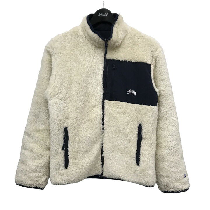 楽天市場】【中古】stussy×Championリバーシブルフリースジャケット C8 