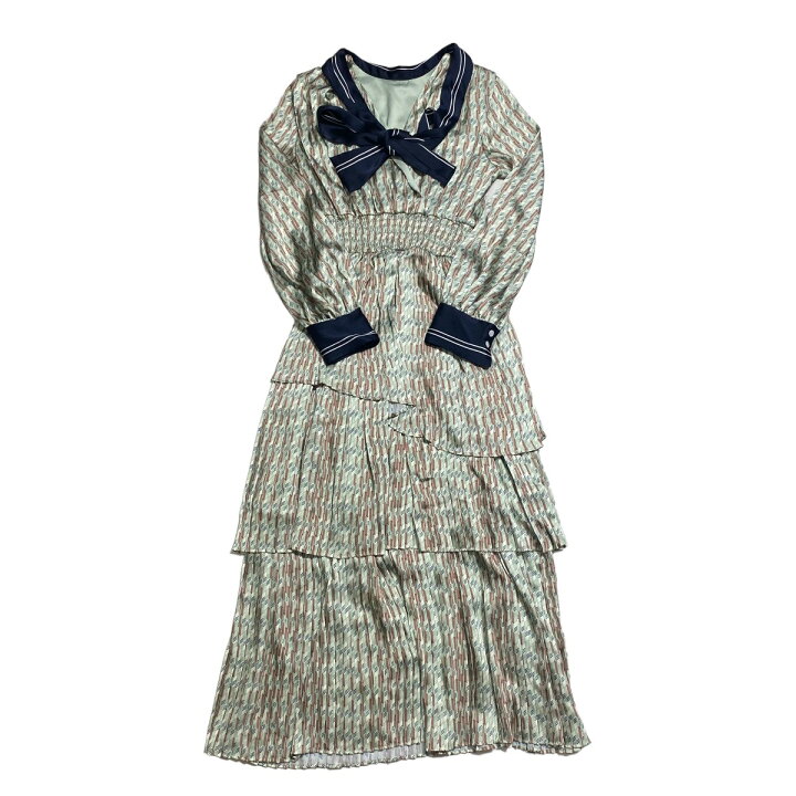 楽天市場】【中古】Lily Brown バイカラー2wayボウタイ ワンピース  