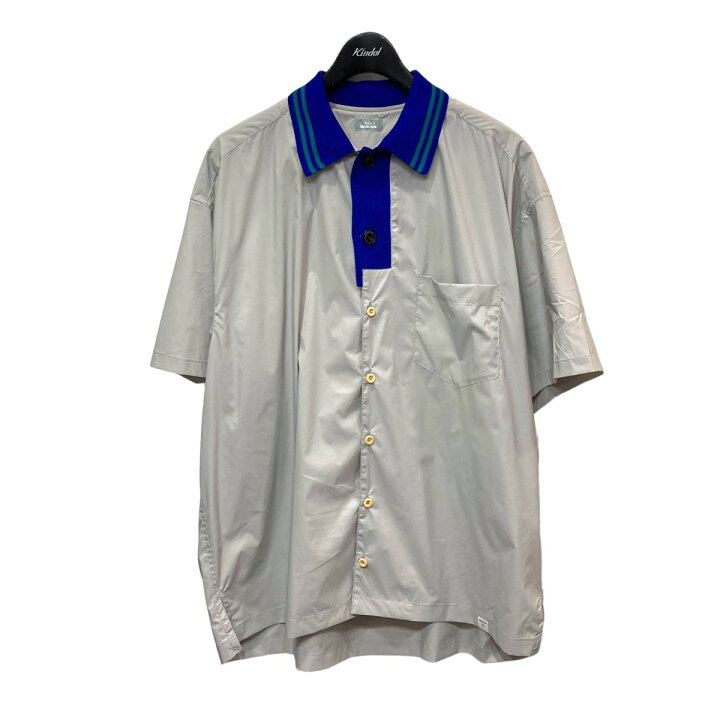 楽天市場】【中古】kolor／BEACON 23SBM-B02134 23SS 切替半袖シャツ 