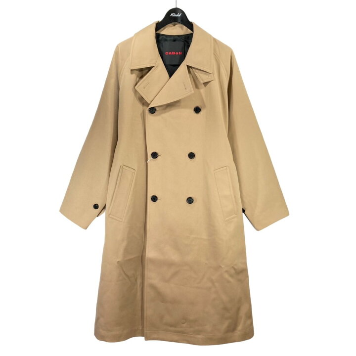 楽天市場】【中古】CABANウールギャバジン ロングトレンチコート 59-09 