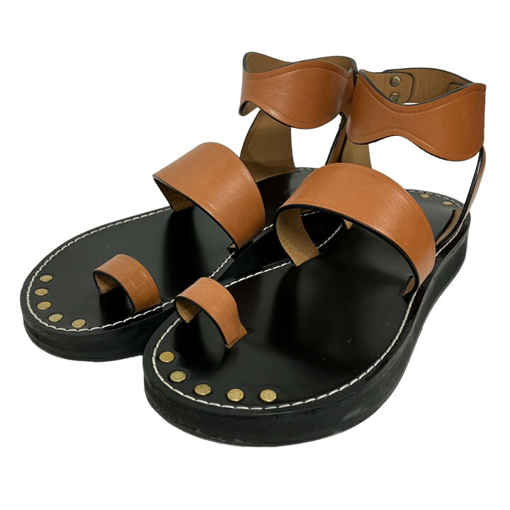 楽天市場】【中古】ISABEL MARANT ICONIC SANDALS サンダル ブラウン  