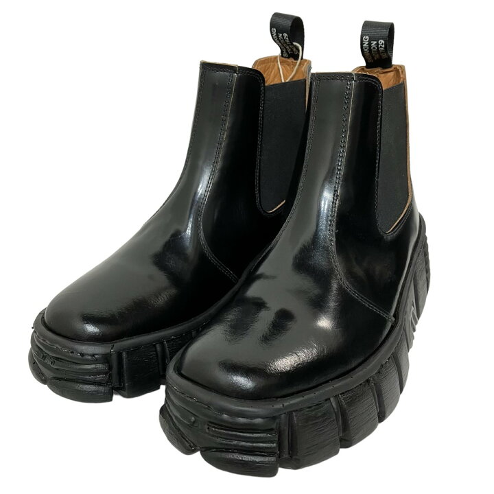楽天市場】【中古】new rock サイドゴアブーツ M-WALL007-C4 ブラック 