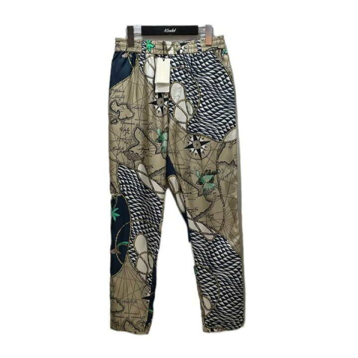 楽天市場】【中古】BANANATIME シルクテーパード パンツ ベージュx 