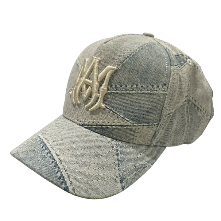 楽天市場】【中古】AMIRI DENIM PATCHWORK HAT スカイブルー 