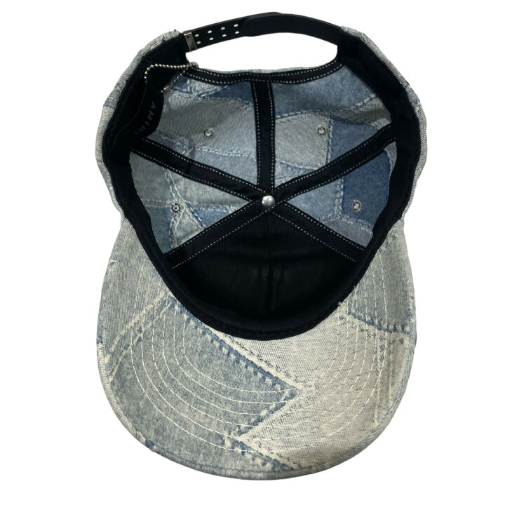 楽天市場】【中古】AMIRI DENIM PATCHWORK HAT スカイブルー サイズ 