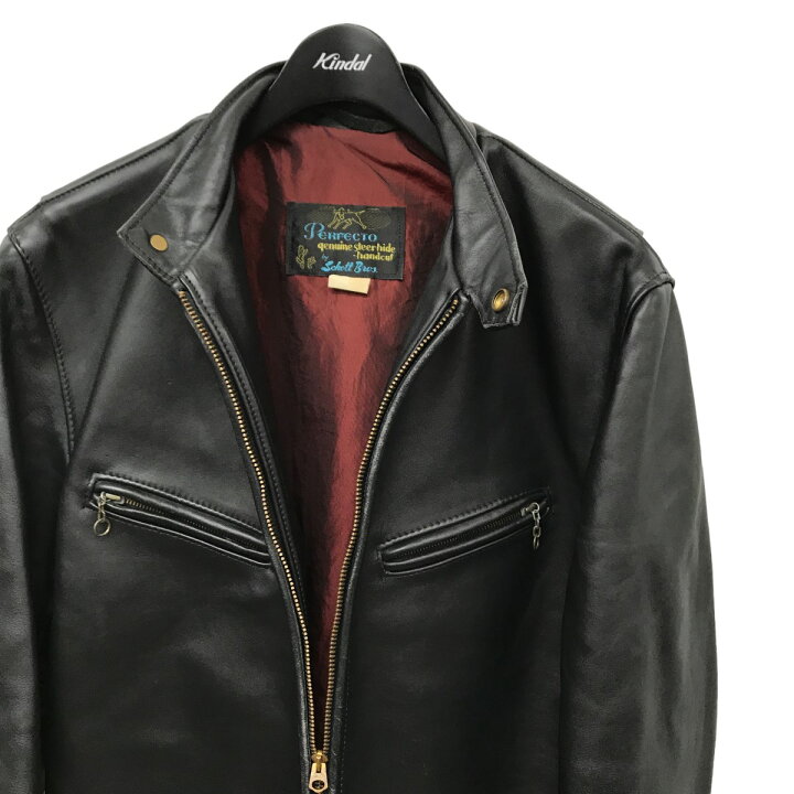 楽天市場】【中古】Schott 641XX 逆ハの字 レザージャケット ブラック 