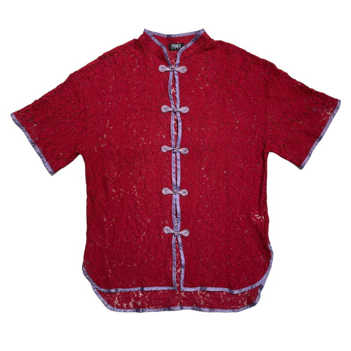 楽天市場】【中古】PAMEO POSE Macau Lace Top レースチャイナ半袖  