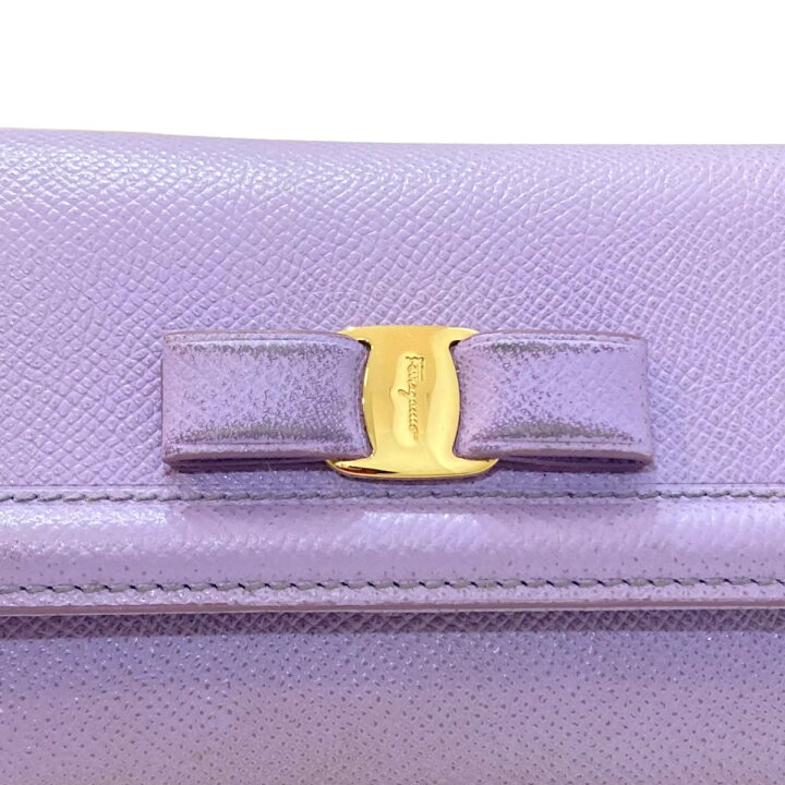 楽天市場】【中古】Salvatore Ferragamoヴァラ リボン 長財布 