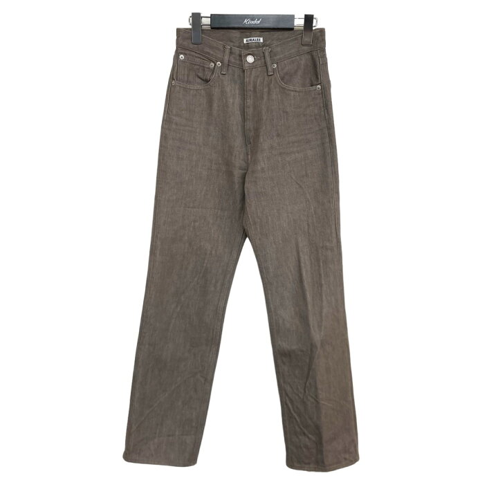 楽天市場】【中古】AURALEE23AW HARD TWIST BROWN DENIM 5P PANTS 