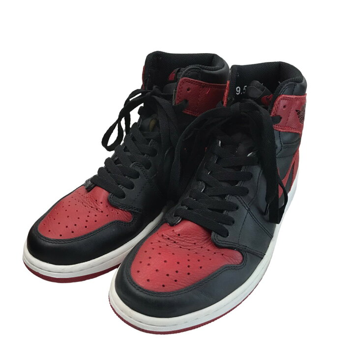 楽天市場】【中古】NIKE箱 AIR JORDAN 1 RETRO HIGH OG BRED 2016 