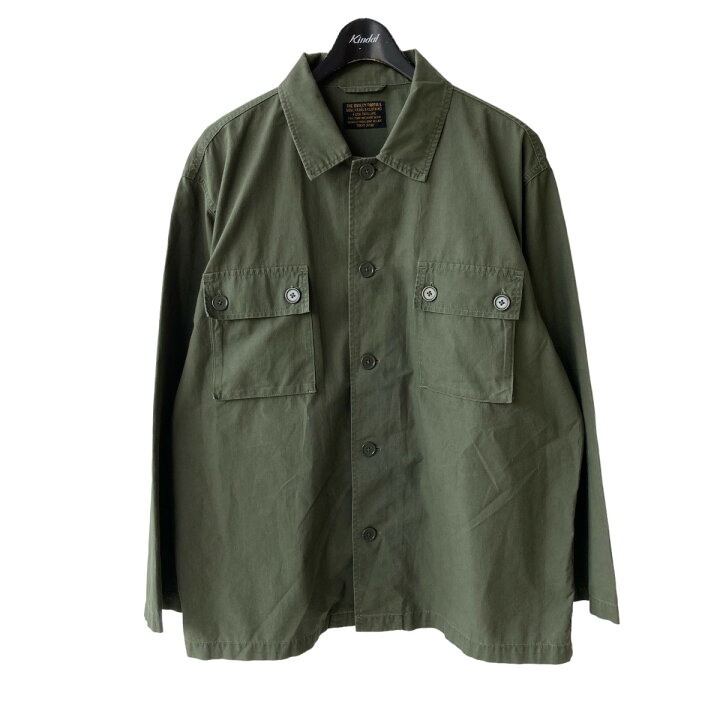 楽天市場】【中古】WACKO MARIA ミリタリーシャツ オリーブ サイズ：M 