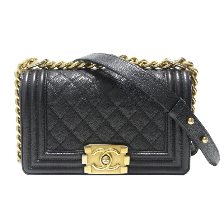 楽天市場】【中古】CHANELCHANEL BOY ボーイシャネル キャビアスキン 