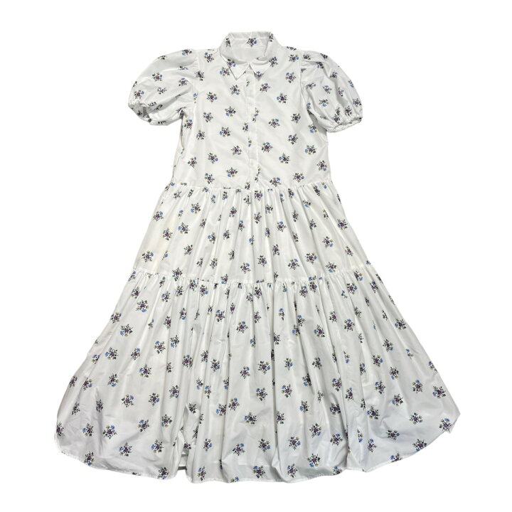 楽天市場】【中古】OBLI タフタフラワーシャツワンピース 花柄  