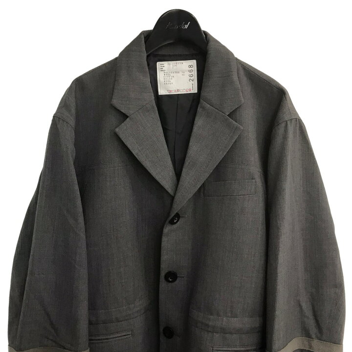 楽天市場】【中古】sacai 22SS Suiting Mix 3B Jacket スーチン 