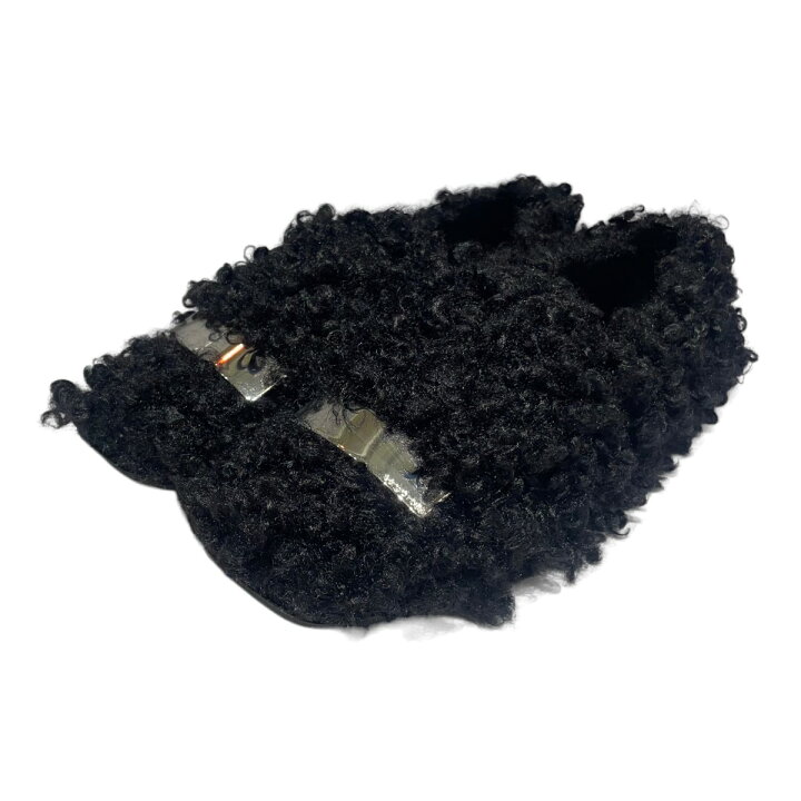楽天市場】【中古】sergio rossi TEDDY ファーサンダル ブラック 