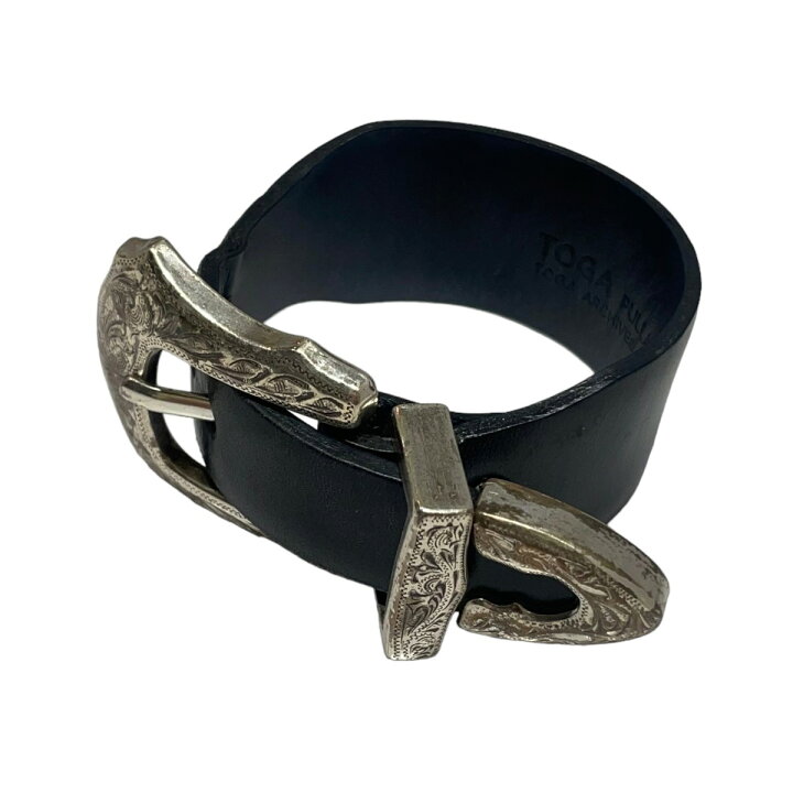 楽天市場】【中古】TOGA PULLA レザーバングル バックルレザー  