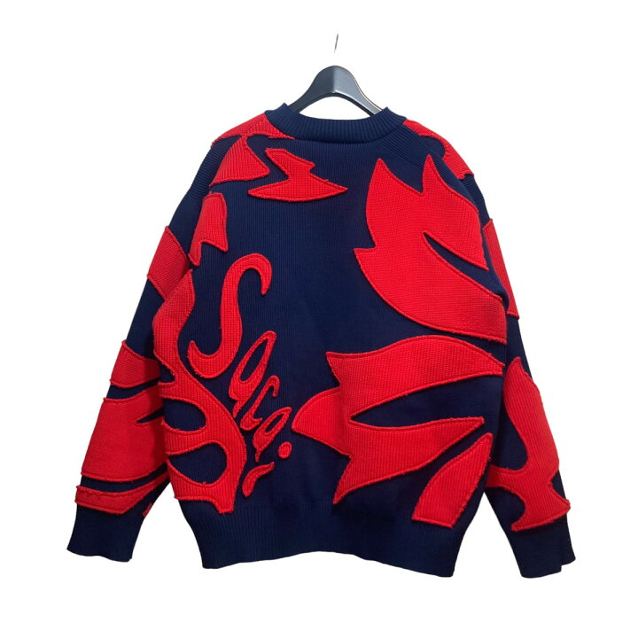 楽天市場】【中古】sacai24SS フローラルエンボスパッチニット 24 