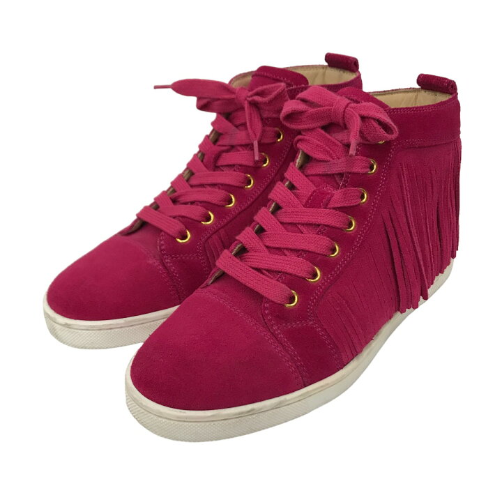 楽天市場】【中古】Christian Louboutinフリンジハイカットスニーカー 