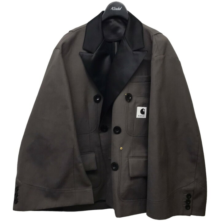 楽天市場】【中古】sacai×carhartt WIP24SS「Suiting Bonding Jacket 