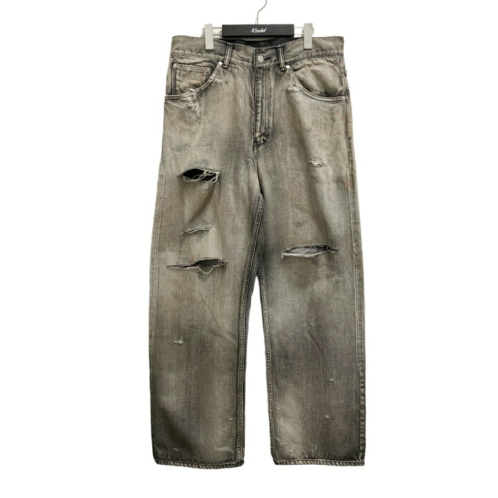 楽天市場】【中古】ANCELLM 24SS CRASH SELVEDGE DENIM STRAIGHT  