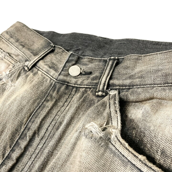 楽天市場】【中古】ANCELLM 24SS CRASH SELVEDGE DENIM STRAIGHT 5P 