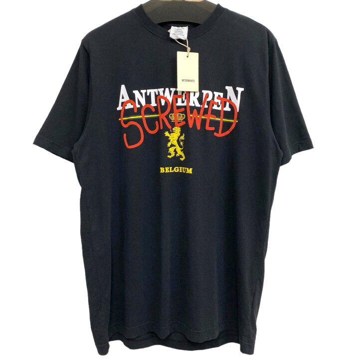 楽天市場】【中古】VETEMENTS 20AW Antwerpen Screwed T-Shirtプリント  