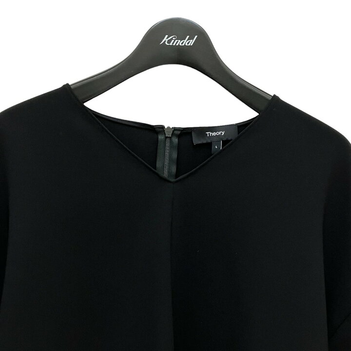 楽天市場】【中古】theory 24SS Admiral Crepe Round VNK Top ブラウス 