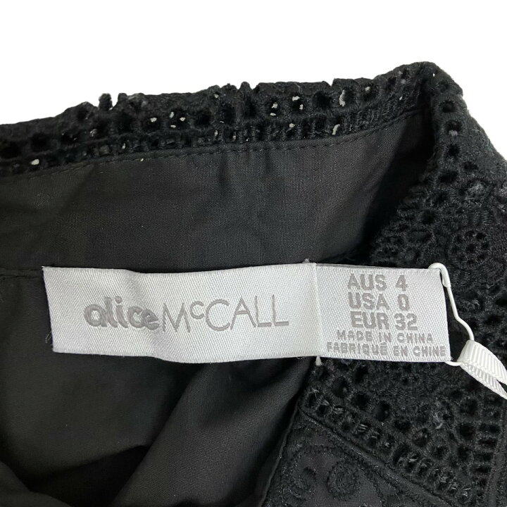 楽天市場】【中古】aliceMcCALLレースシャツ AMT1880 ブラック サイズ 