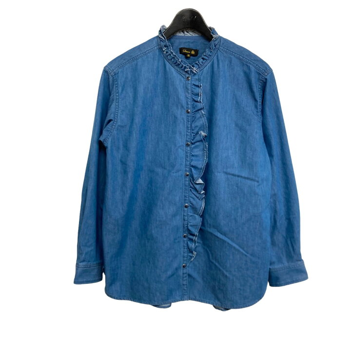 楽天市場】【中古】Drawer RESORT2 ラッフルデニムシャツ ラッフル 