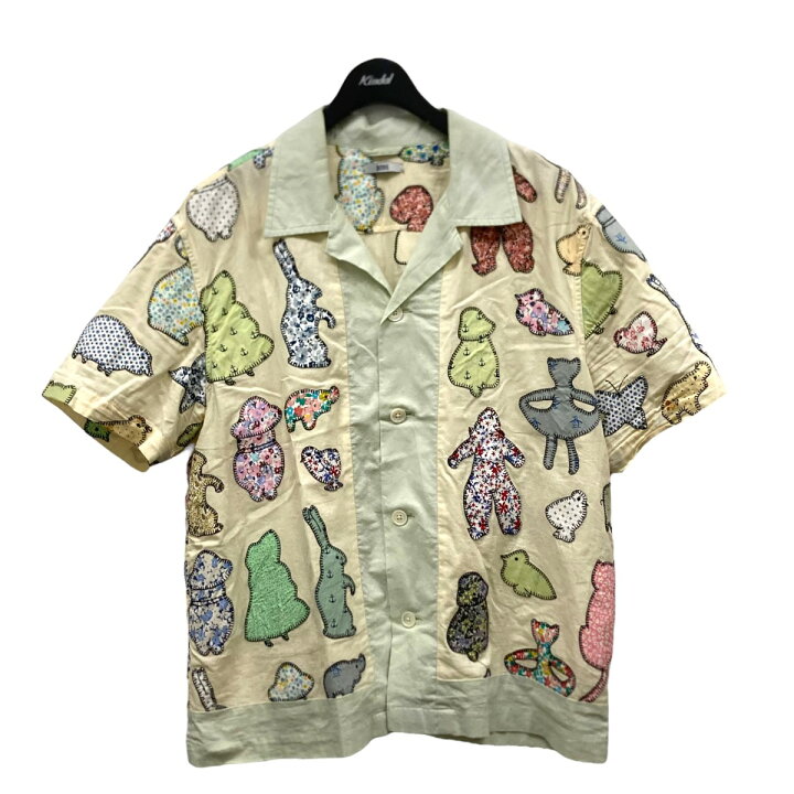 楽天市場】【中古】BODEヴィンテージキルト半袖シャツ アイボリー 