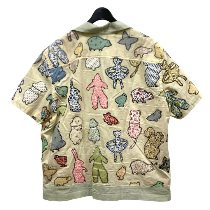 楽天市場】【中古】BODEヴィンテージキルト半袖シャツ アイボリー 