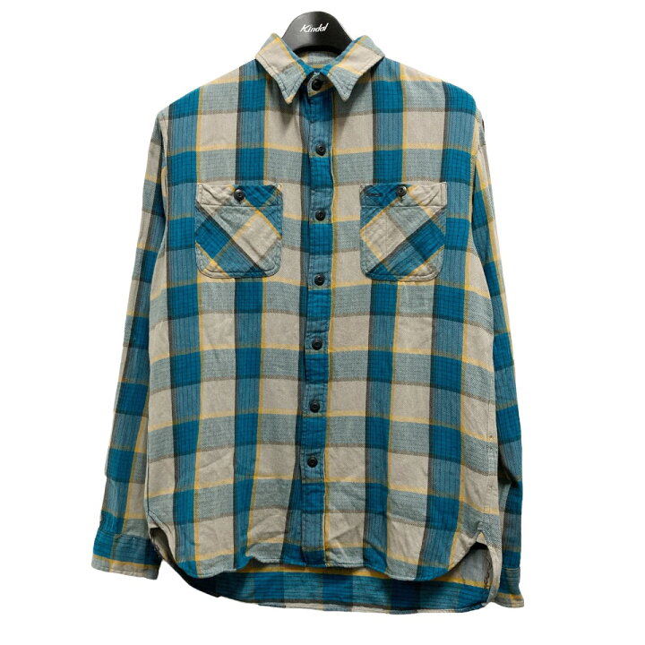 楽天市場】【中古】RRL チェック 長袖シャツ ブルー×イエロー 