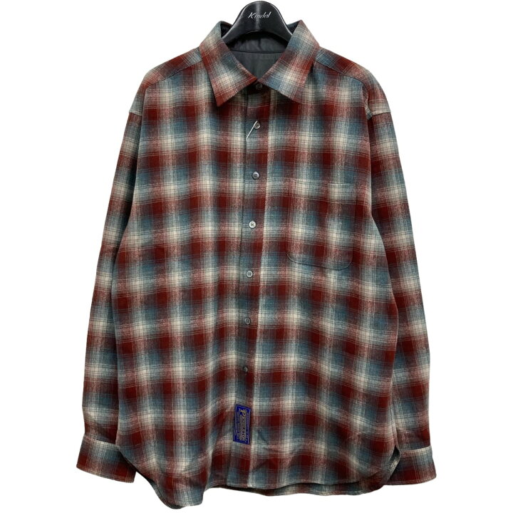 楽天市場】【中古】Maison Margiela×PENDLETONチェックシャツ レッド 