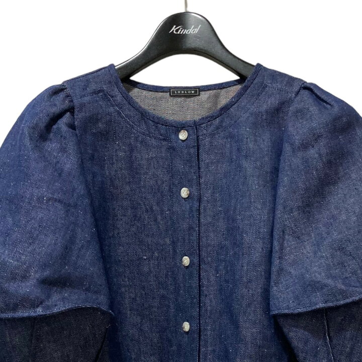 楽天市場】【中古】LUDLOW ALICE S． バルーンスリーブ デニムシャツ 