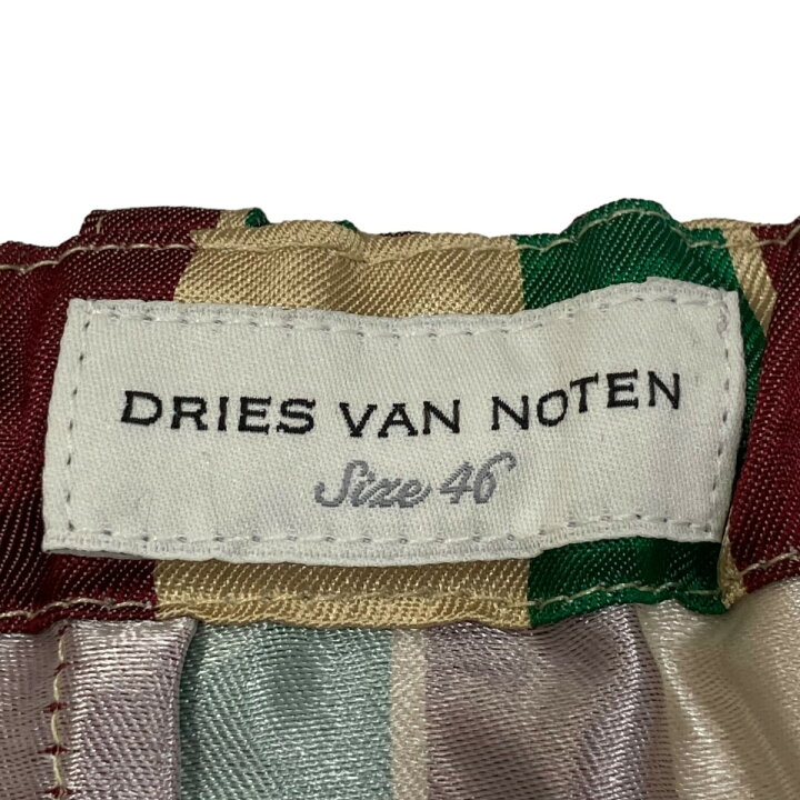 楽天市場】【中古】DRIES VAN NOTENストライプパンツ サテンパンツ 