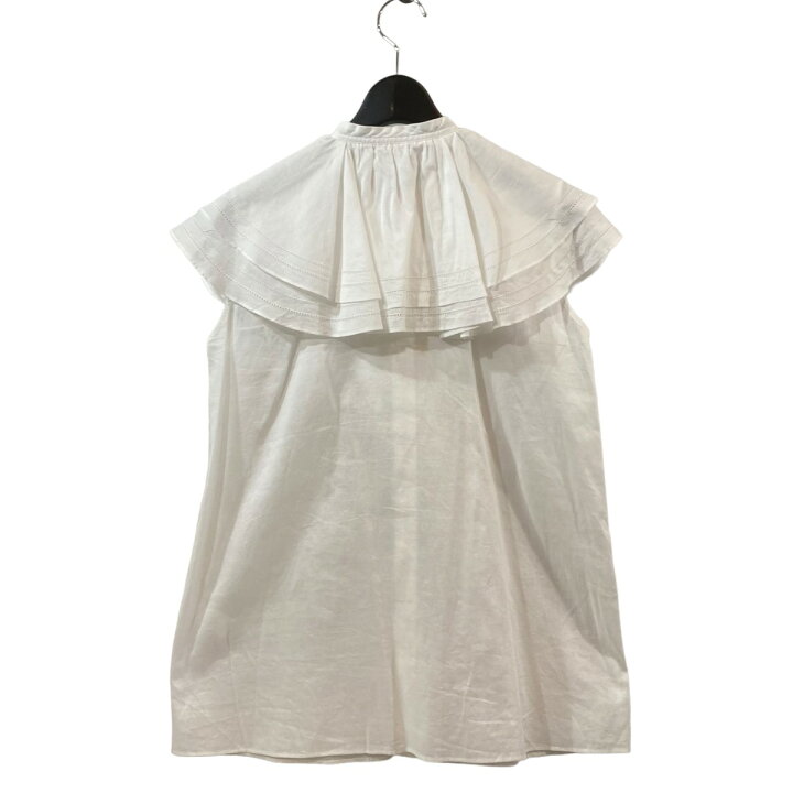 楽天市場】【中古】Drawer コットンボイルフリルノースリーブブラウス  