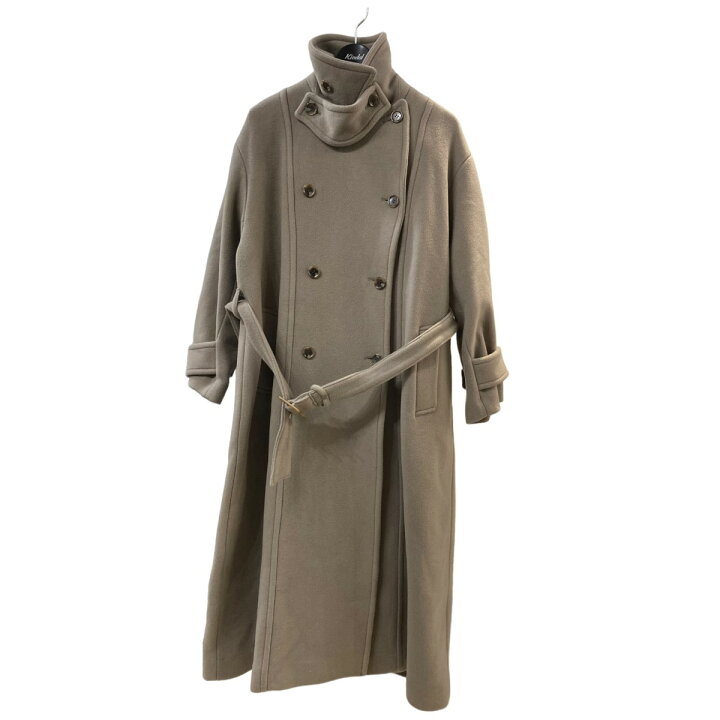 楽天市場】【中古】FRAY IDベルト付スタンド カラーダブルコート 