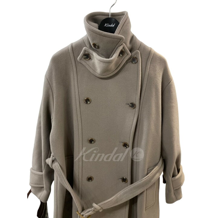 楽天市場】【中古】FRAY IDベルト付スタンド カラーダブルコート 
