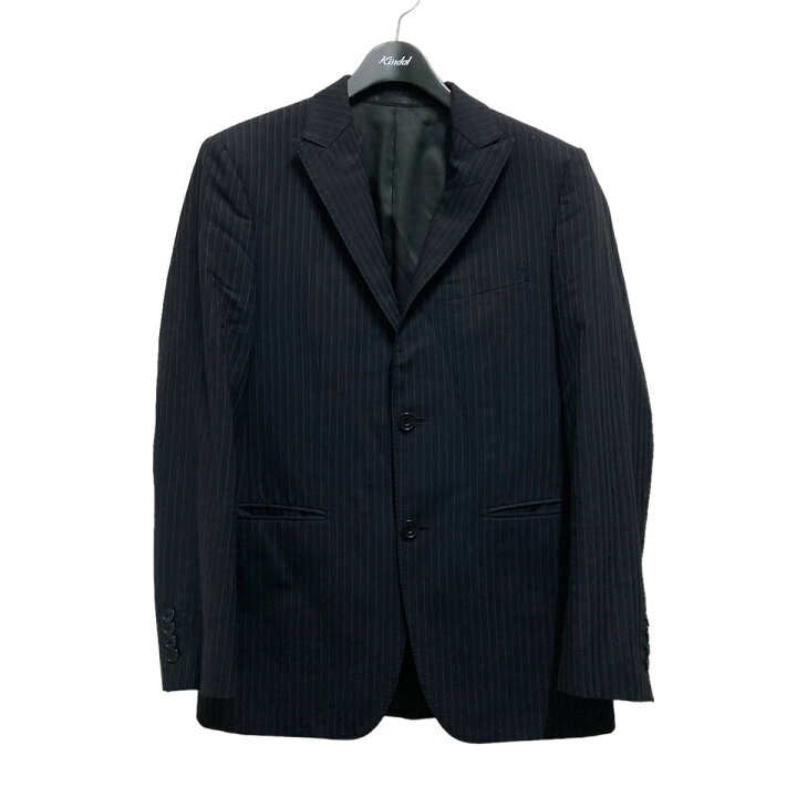 楽天市場】【中古】BURBERRY BLACK LABELストライプ テーラード 