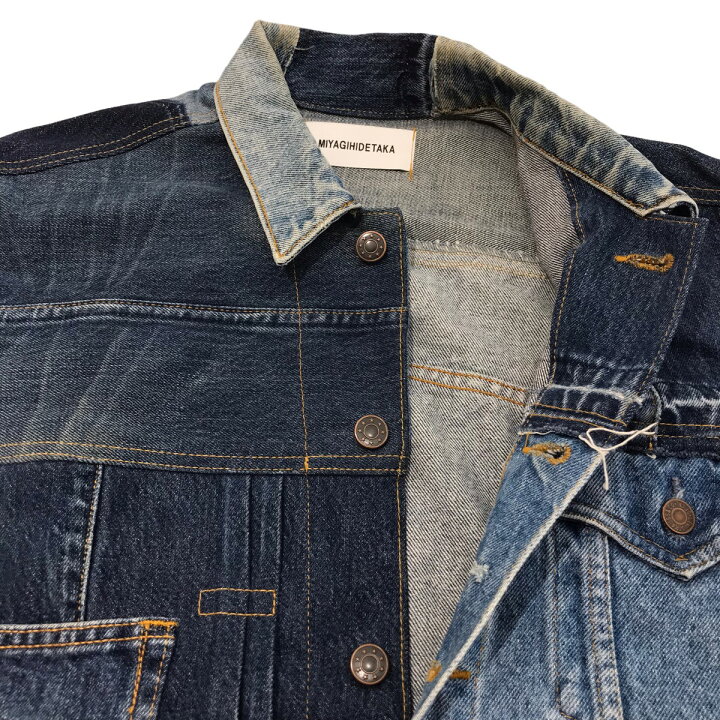楽天市場】【中古】MIYAGIHIDETAKA Remake DENIM JACKET リメイク 