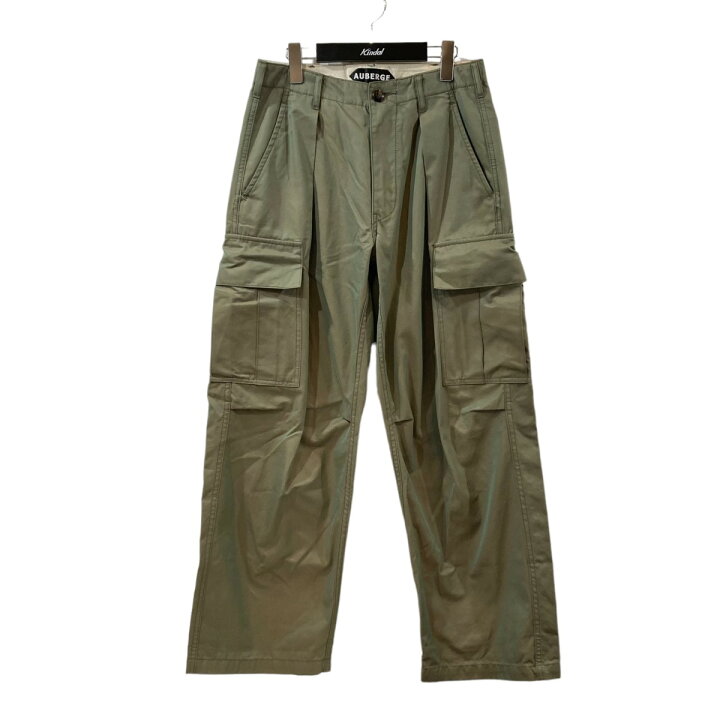 楽天市場】【中古】AUBERGE カーゴパンツ オリーブ サイズ：40 