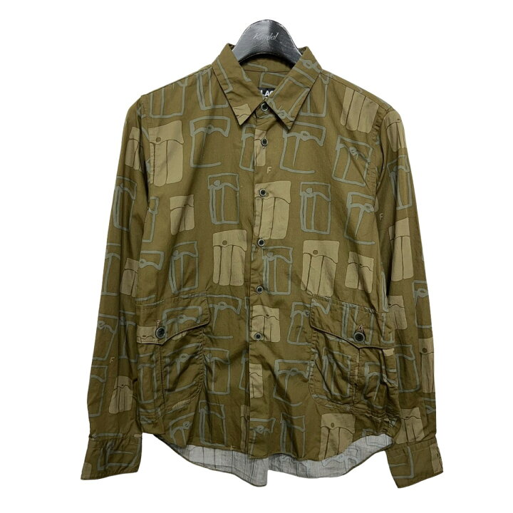 ブラックコムデギャルソン23SS SATIN POLKA DOT SHIRT