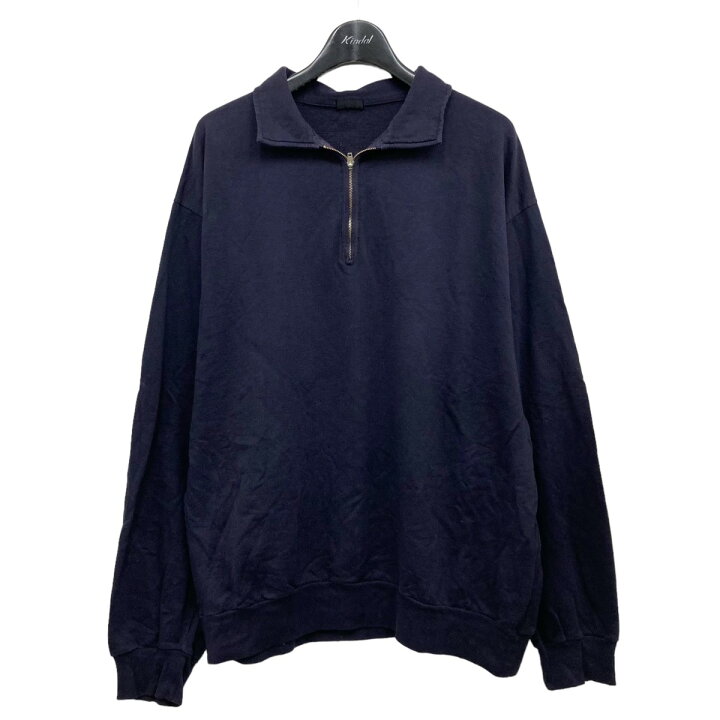 楽天市場】【中古】COMOLI コットンシルクジャージ ハーフジップ 