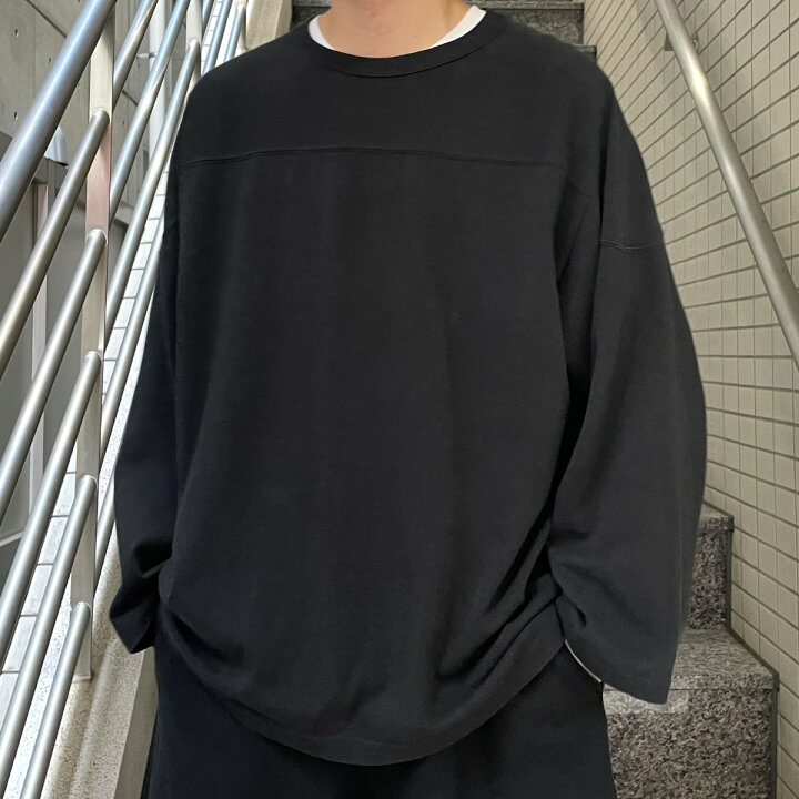 楽天市場】【中古】COMOLI 23SS フットボールTシャツ 加工ロング 