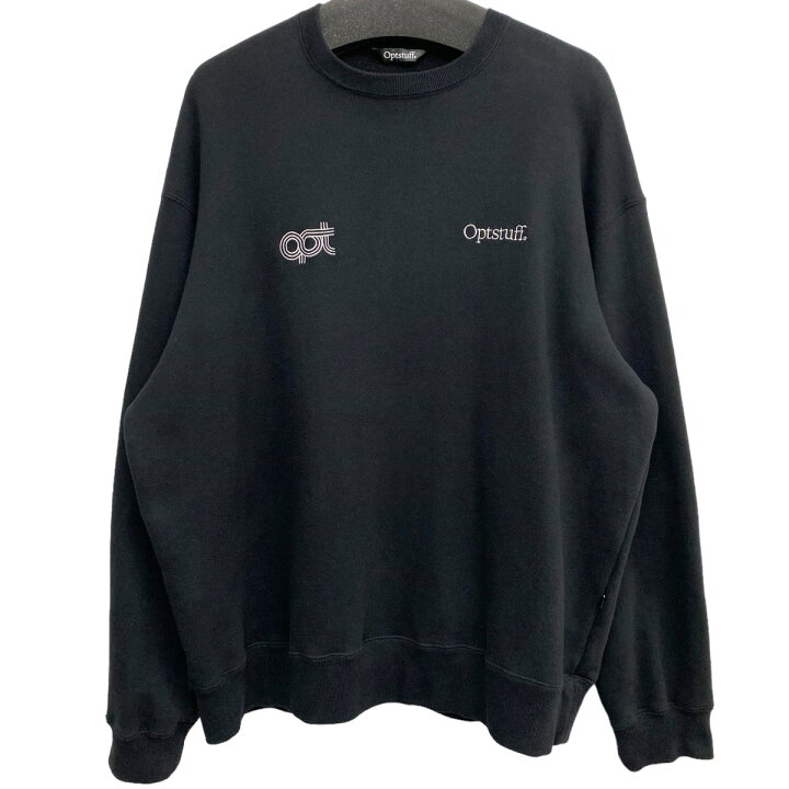 楽天市場】【中古】Optstuff 23AW CREWNECK SWEAT SHIRTロゴクルー 