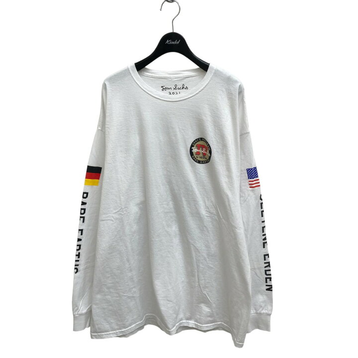 楽天市場】【中古】Tom Sachs ロングスリーブTシャツ ホワイト サイズ 