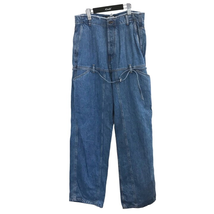 楽天市場】【中古】JACQUEMUS23AW ダブルベルトループバギーデニム 