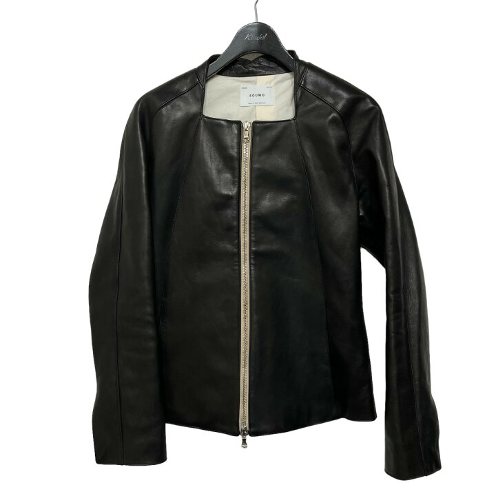楽天市場】【中古】SOUMO HOLLOW LEATHER JACKET ライダースジャケット 